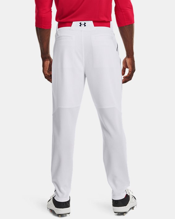 Men's UA Vanish Piped Baseball Pants, White, pdpMainDesktop image number 1